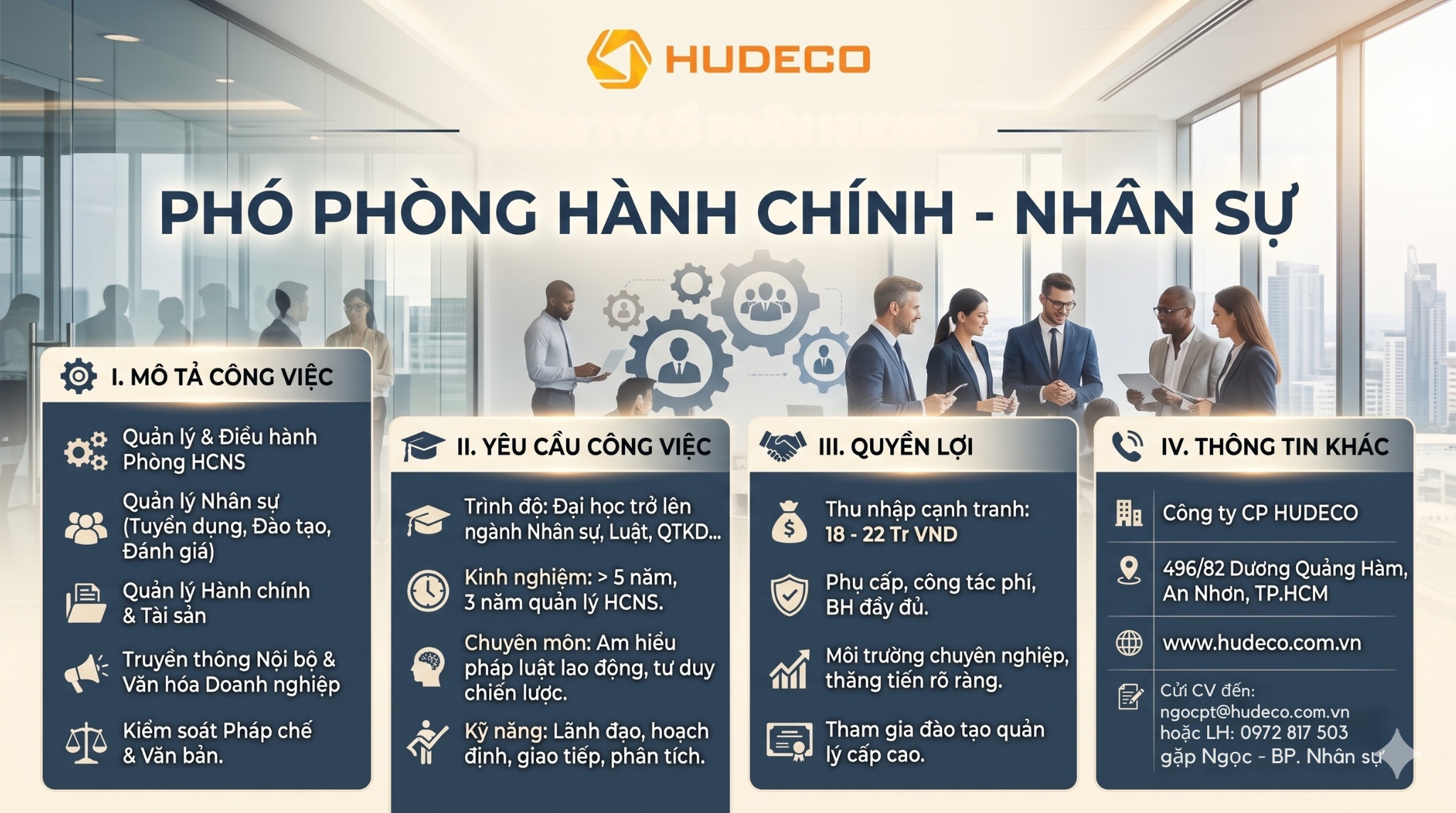 Phó phòng Hành chính Nhân sự
