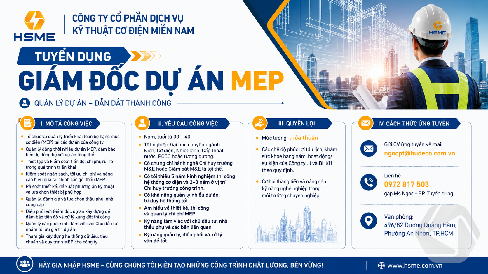 Giám đốc dự án MEP
