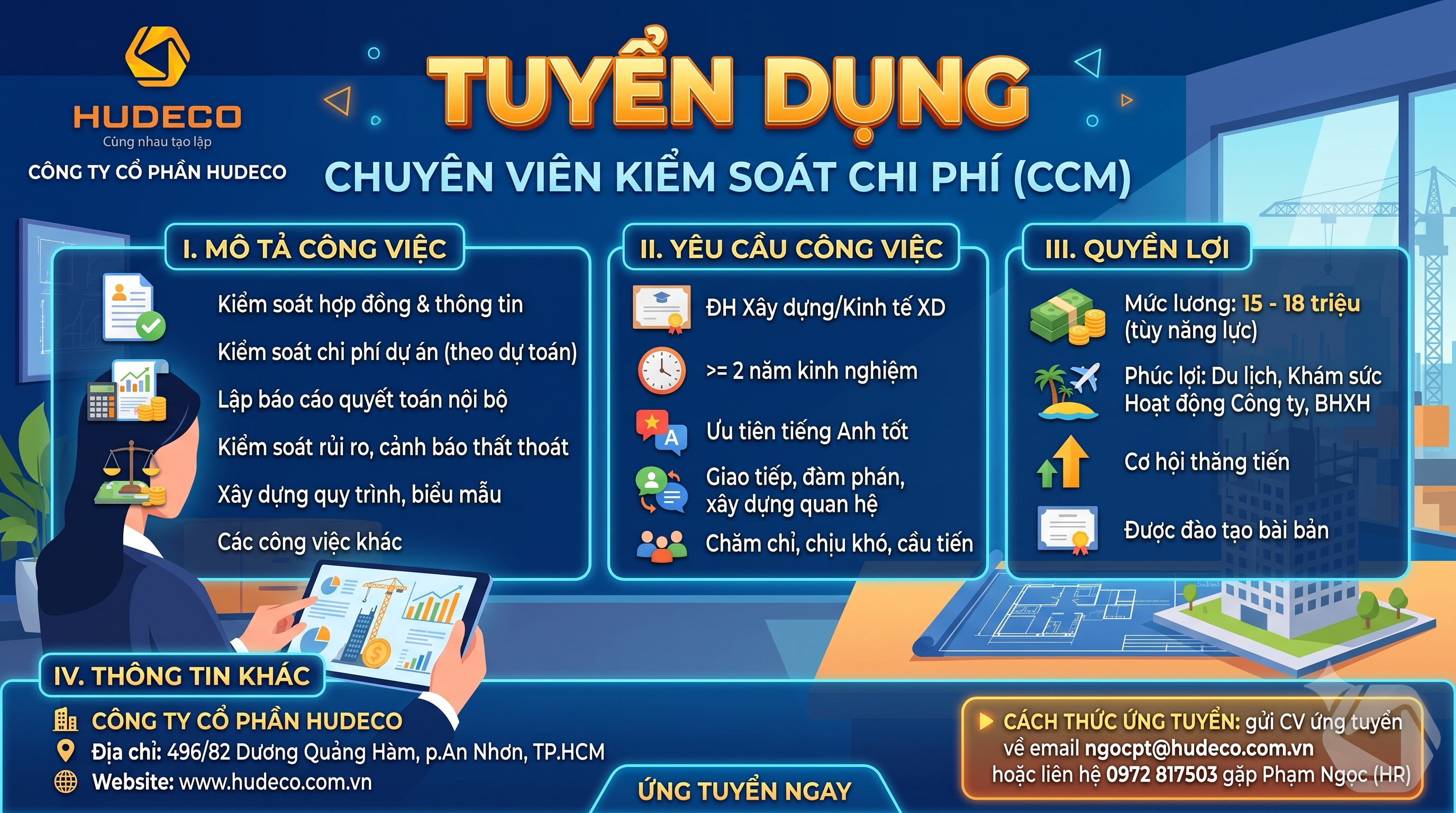 Chuyên viên Kiểm soát chi phí